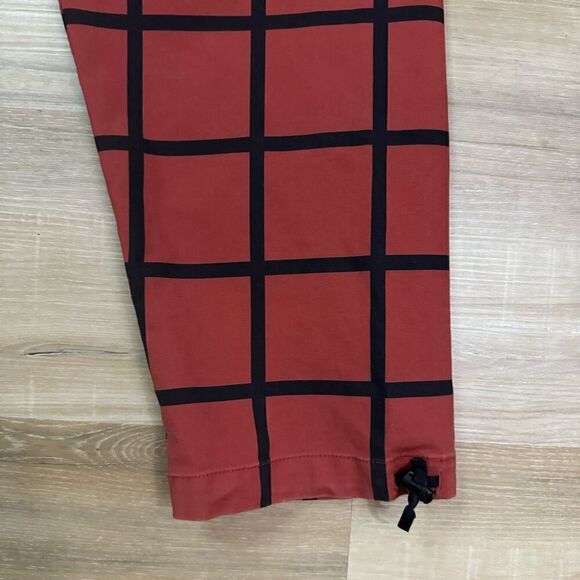 Nike x Patta Men XL Mars Stone Cargo Pants Red Black Windowpane Plaid Streetwear - Picture 3 of 7
